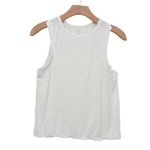 IVL Collective Everyday Tank Top Womens 4 White Breathable Gym Training Athletic